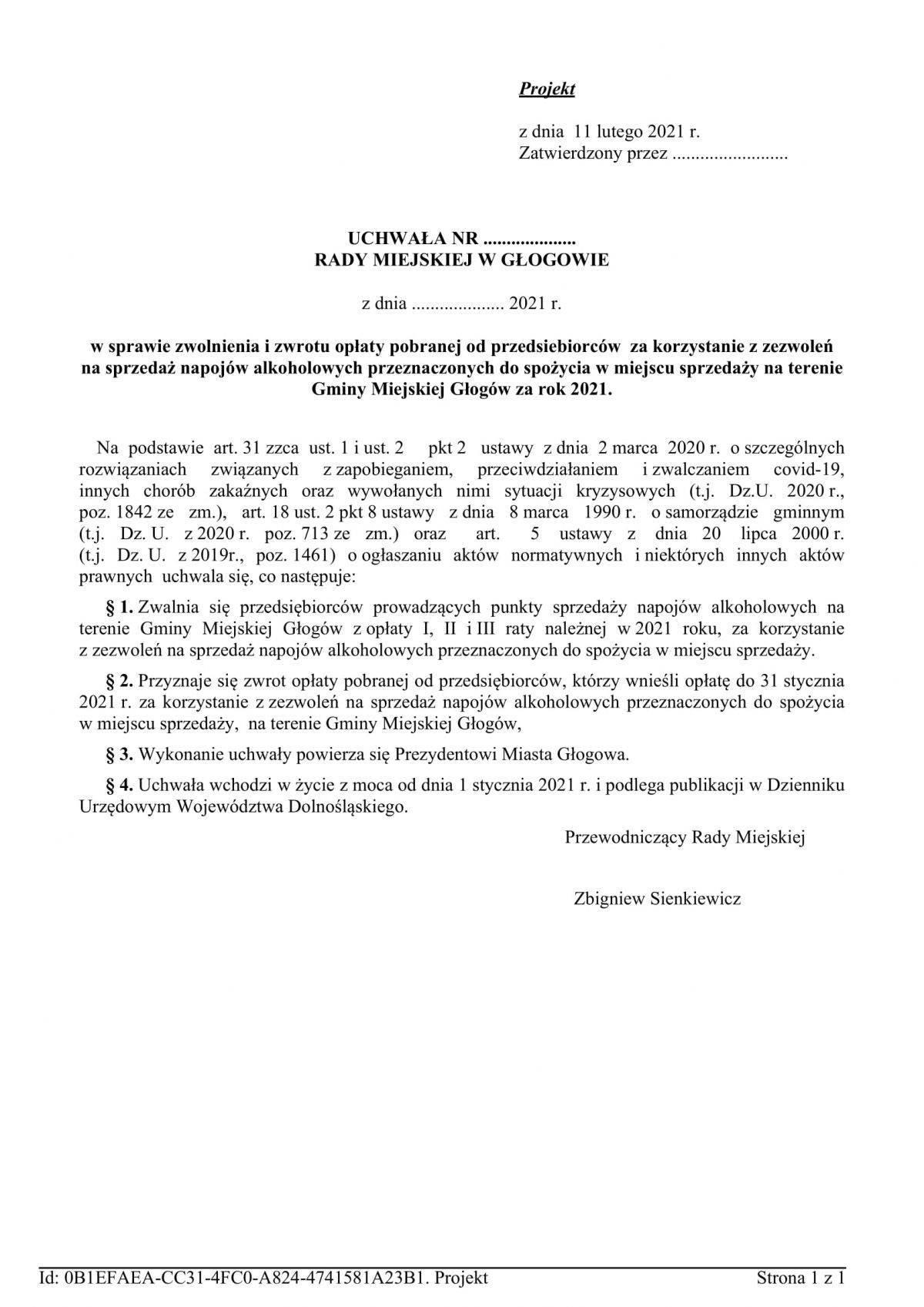 Prezydent: zwalniamy z opłaty w całości. Wsparcie dla branży gastronomicznej