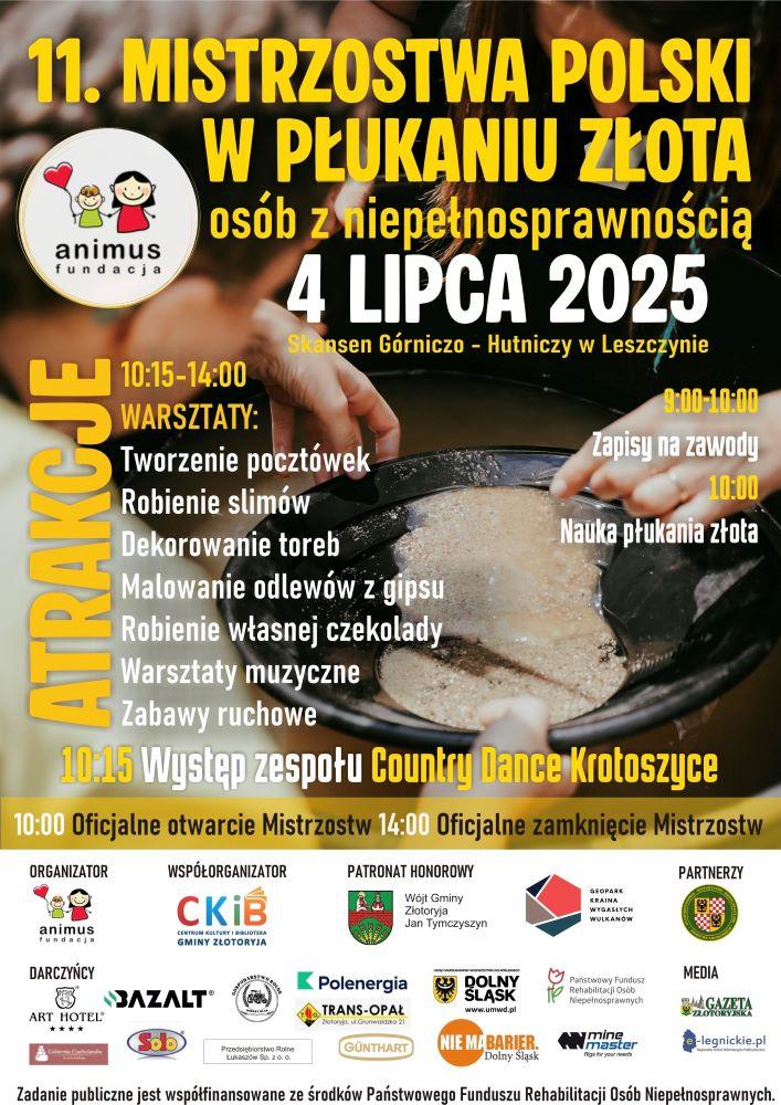 Płukanie złota z ANIMUSEM już 4 lipca w Leszczynie
