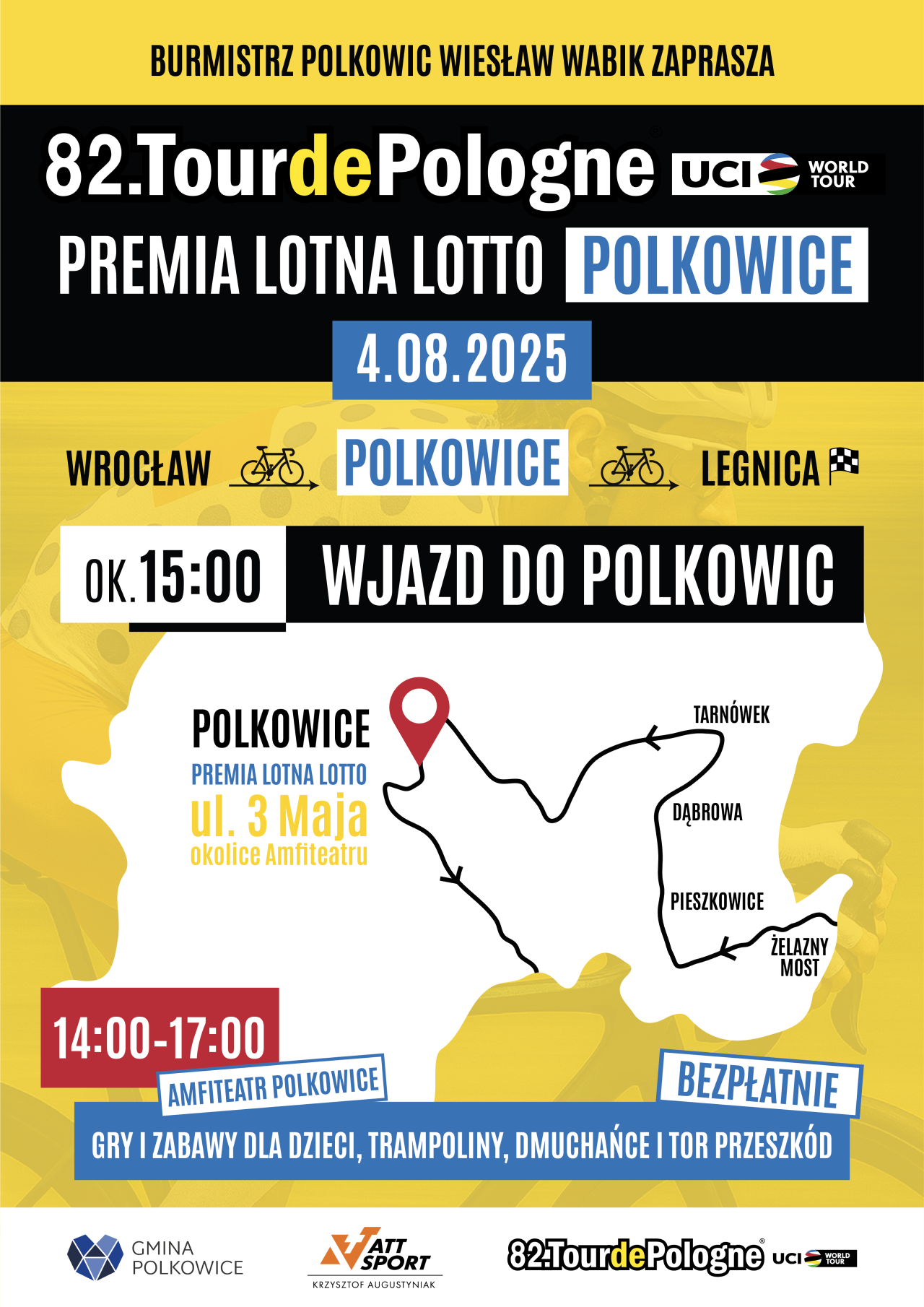 Kolarze 82. Tour de Pologne UCI World Tour w Polkowicach. To będzie kolarskie święto!